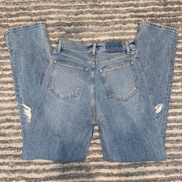 Abercrombie 90s Straight Ultra High Rise Jeans - Picture 2 of 5